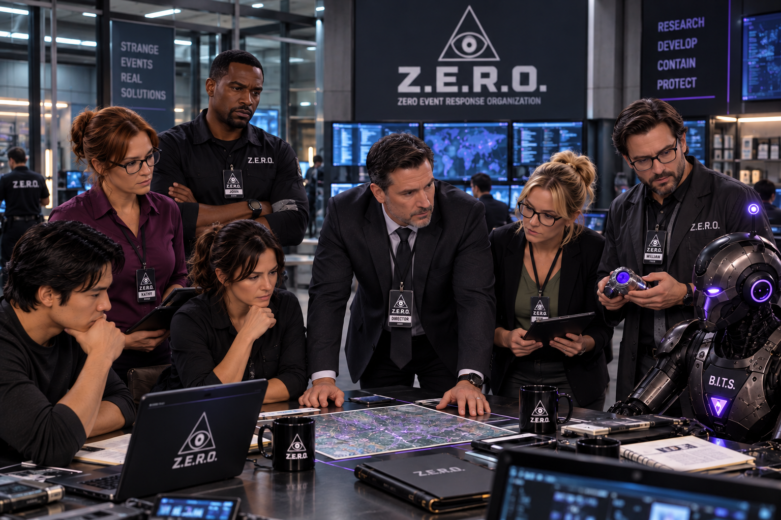 Z.E.R.O. team briefing